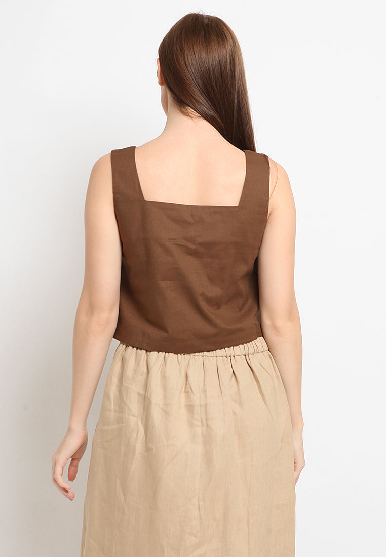 Loose Cropped Blouse