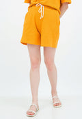 High Waist Short with Contrast Drawstring