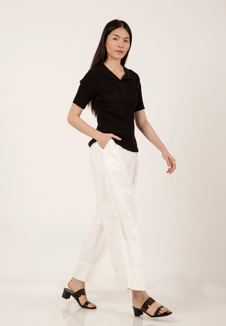Loose Polo Blouse
