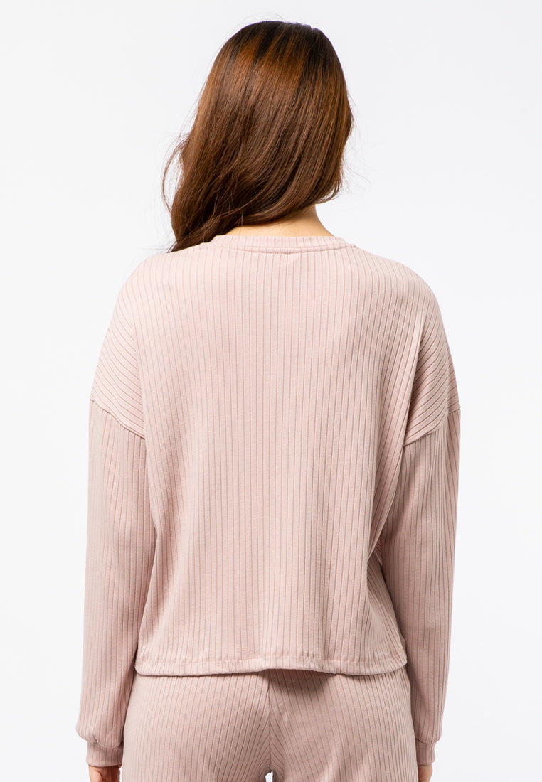 Long Sleeve Loose Sweatshirt