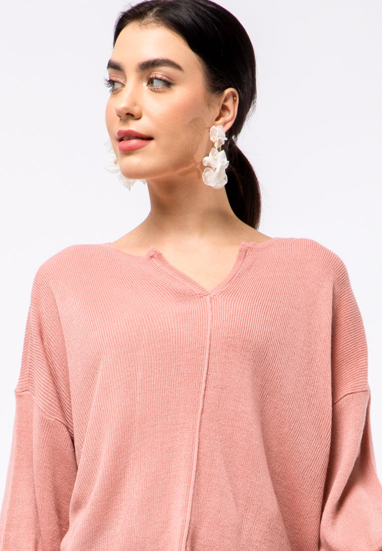 Puff Sleeve Long Sleeve Sweater