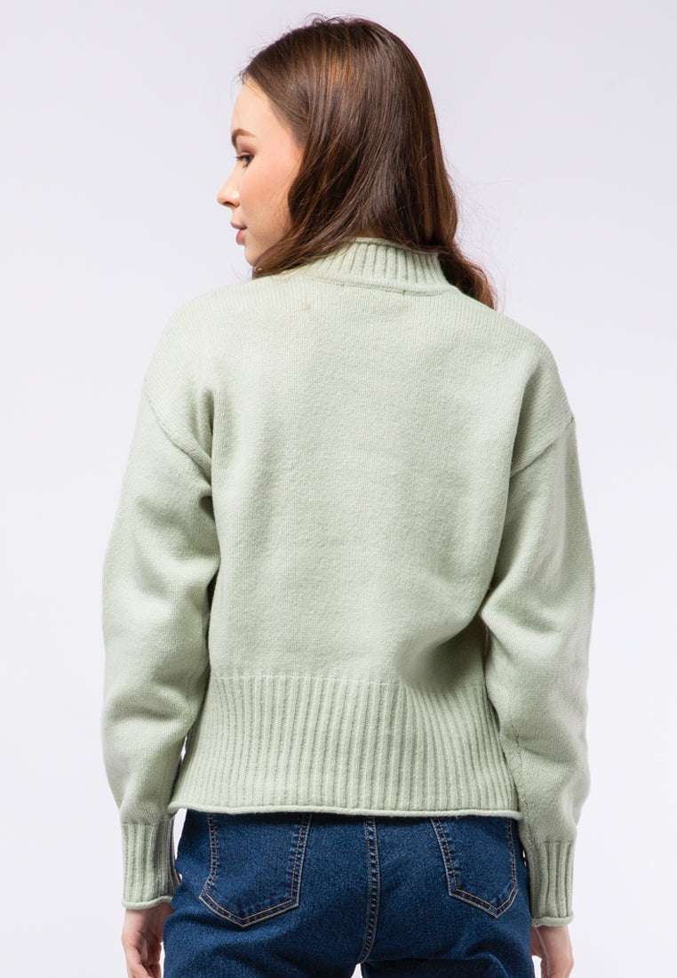 Long Sleeve Crop Sweater