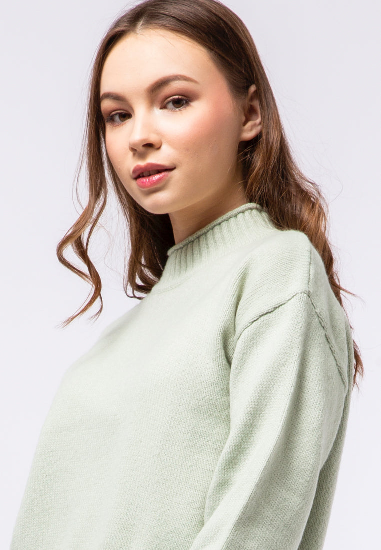 Long Sleeve Crop Sweater