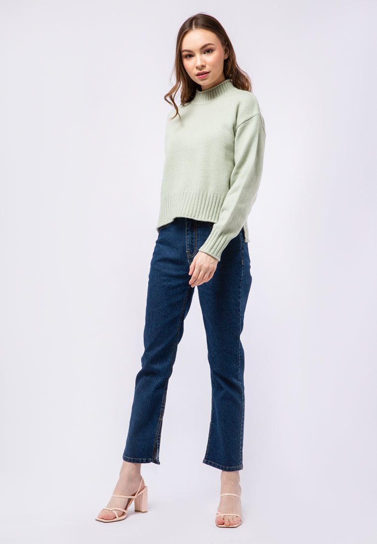 Long Sleeve Crop Sweater