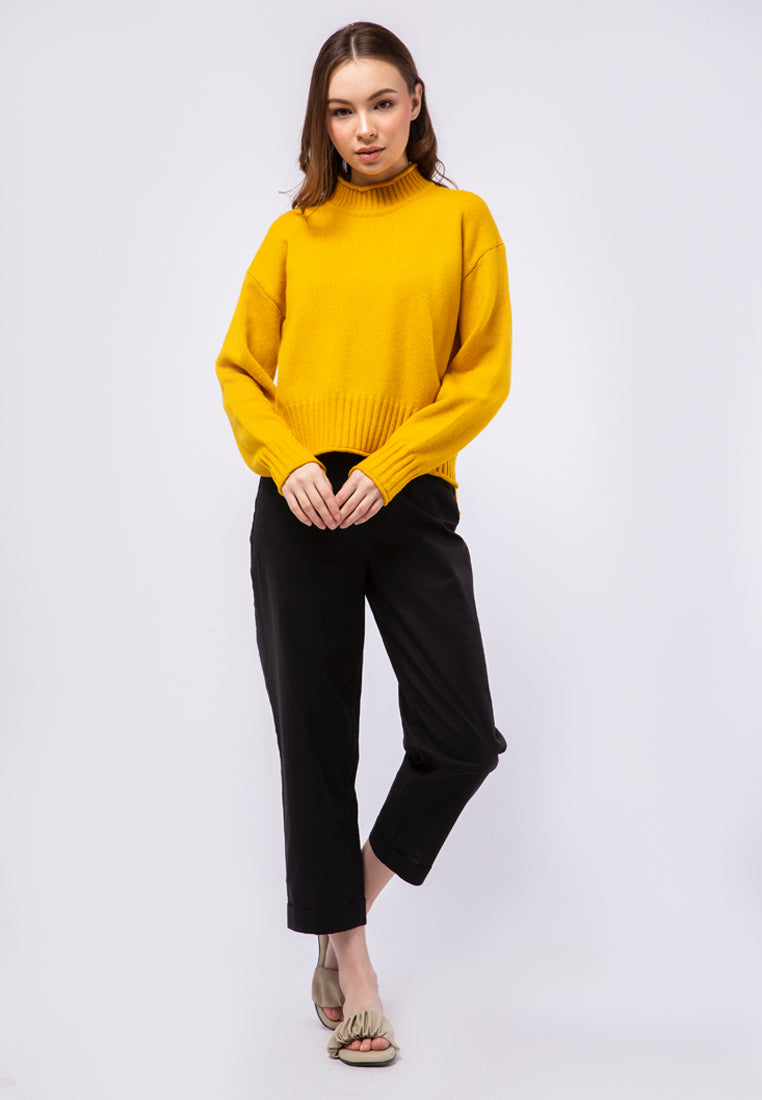 Long Sleeve Crop Sweater