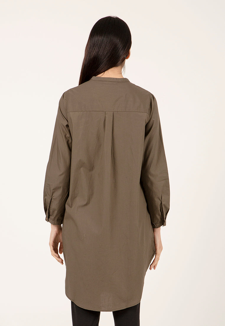 Loose Olive Tunic