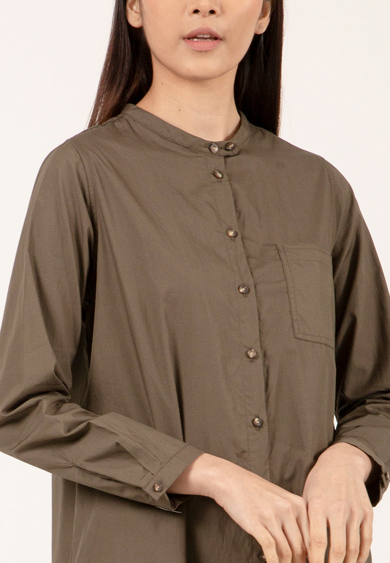Loose Olive Tunic