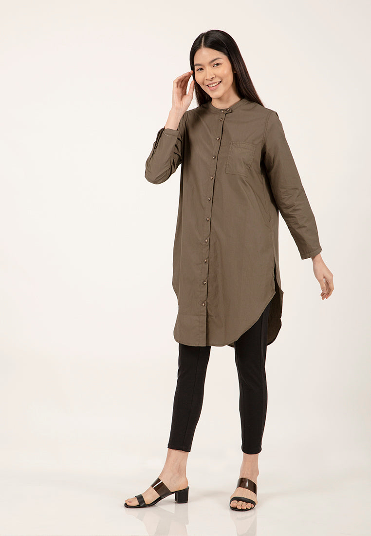 Loose Olive Tunic
