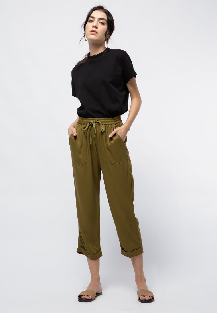Mock Neck Short Sleeve T-shirt