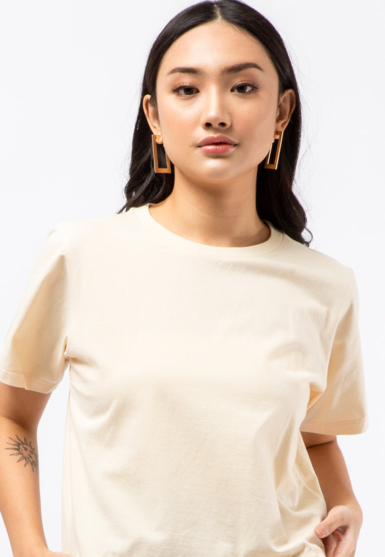Round Neck Crop T-shirt