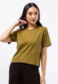 Round Neck Crop T-shirt