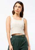 Fitted Crop Knit Camisole
