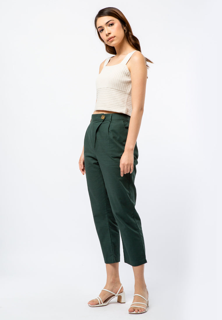 Fitted Crop Knit Camisole