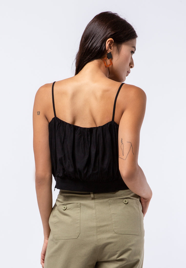 Ruched Crop Camisole