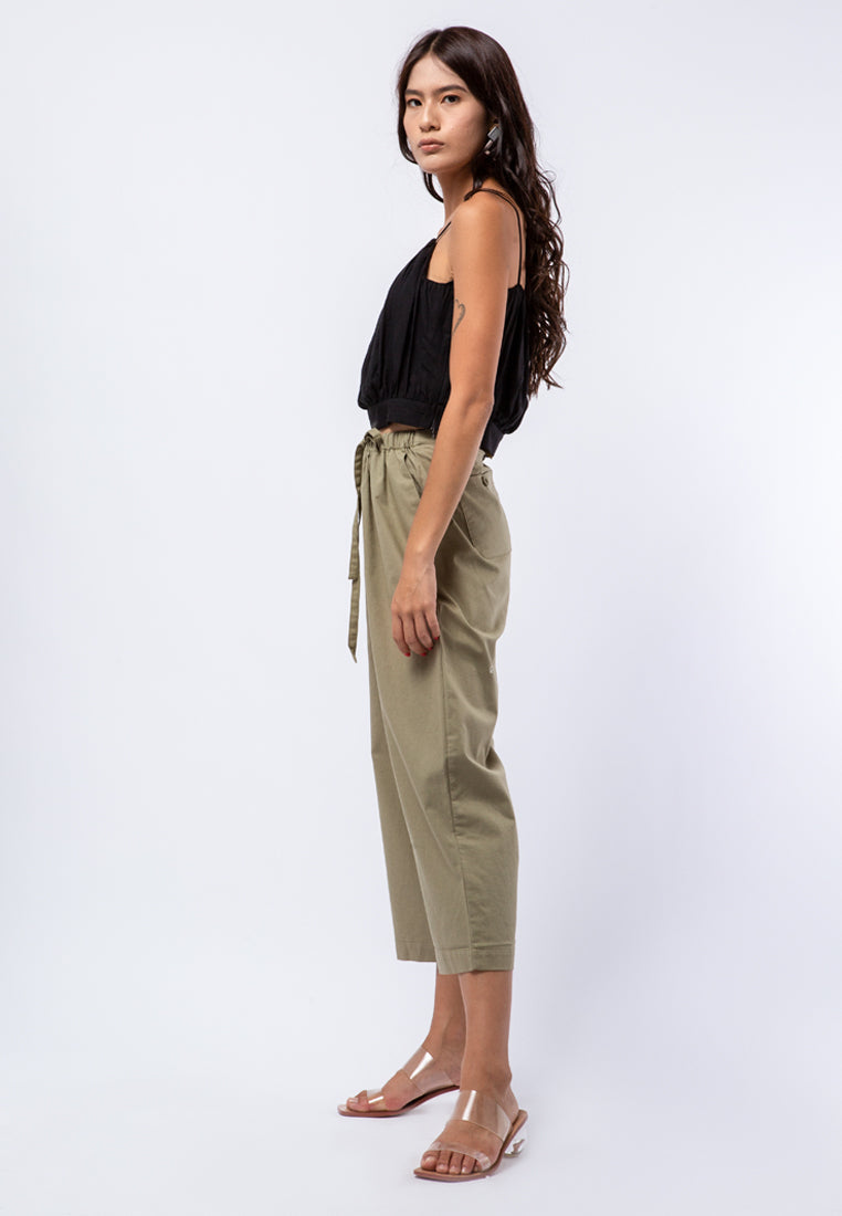 Ruched Crop Camisole
