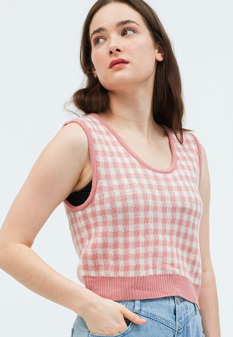 Fitted Crop Vest