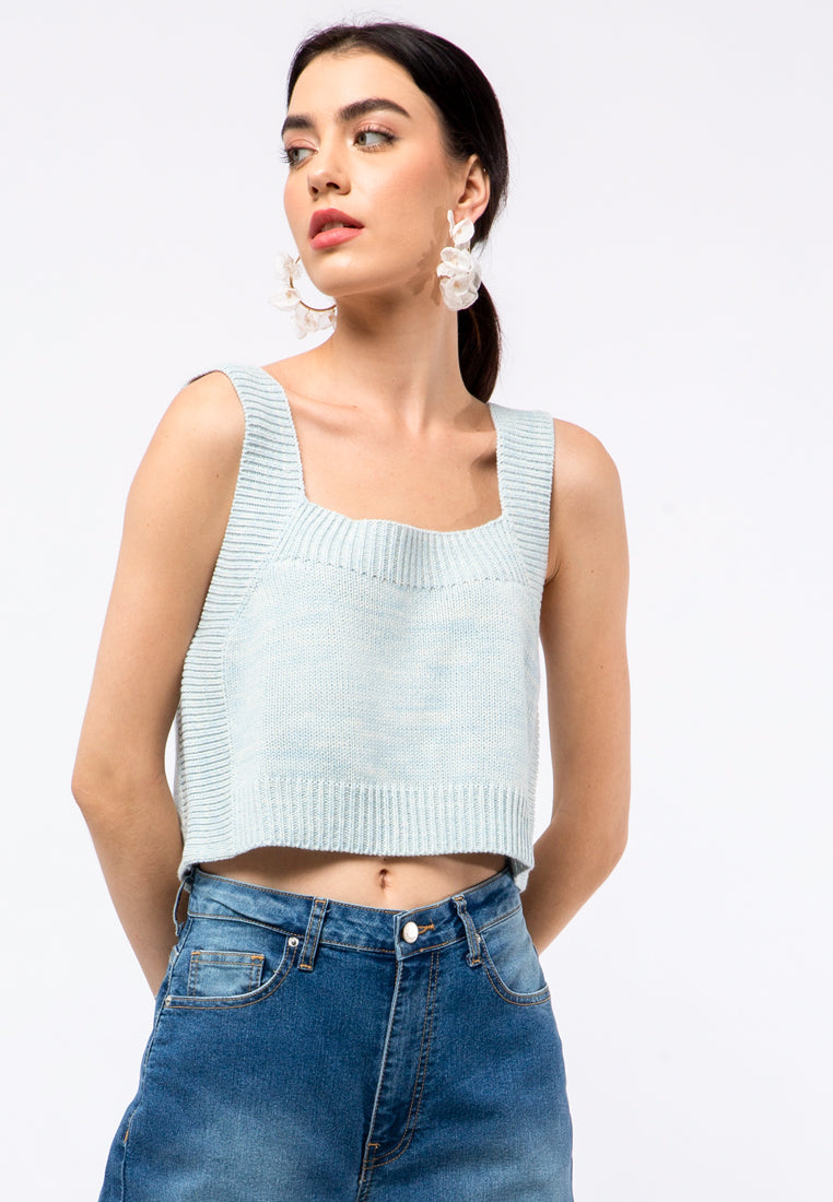 2-tone Flatknit Vest