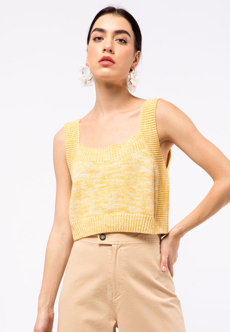 2-tone Flatknit Vest