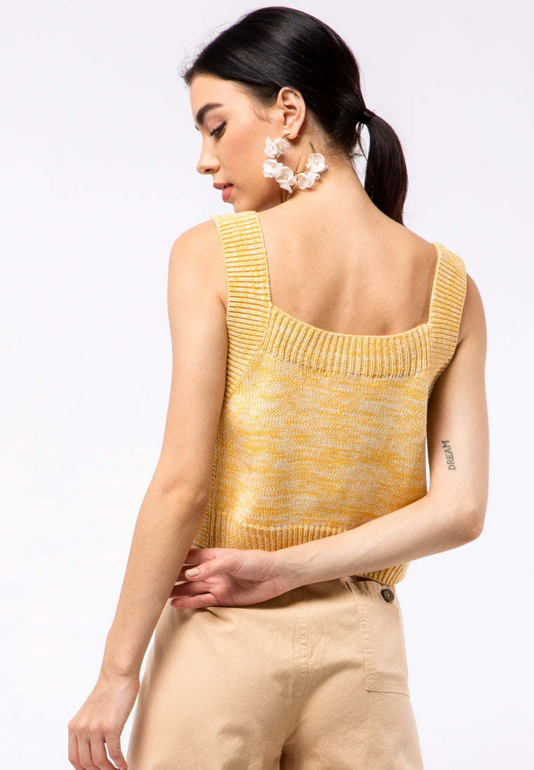 2-tone Flatknit Vest