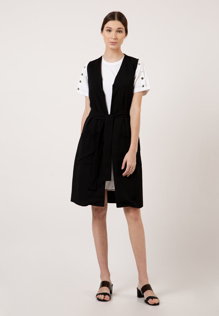 Long Cotton Vest 20D060