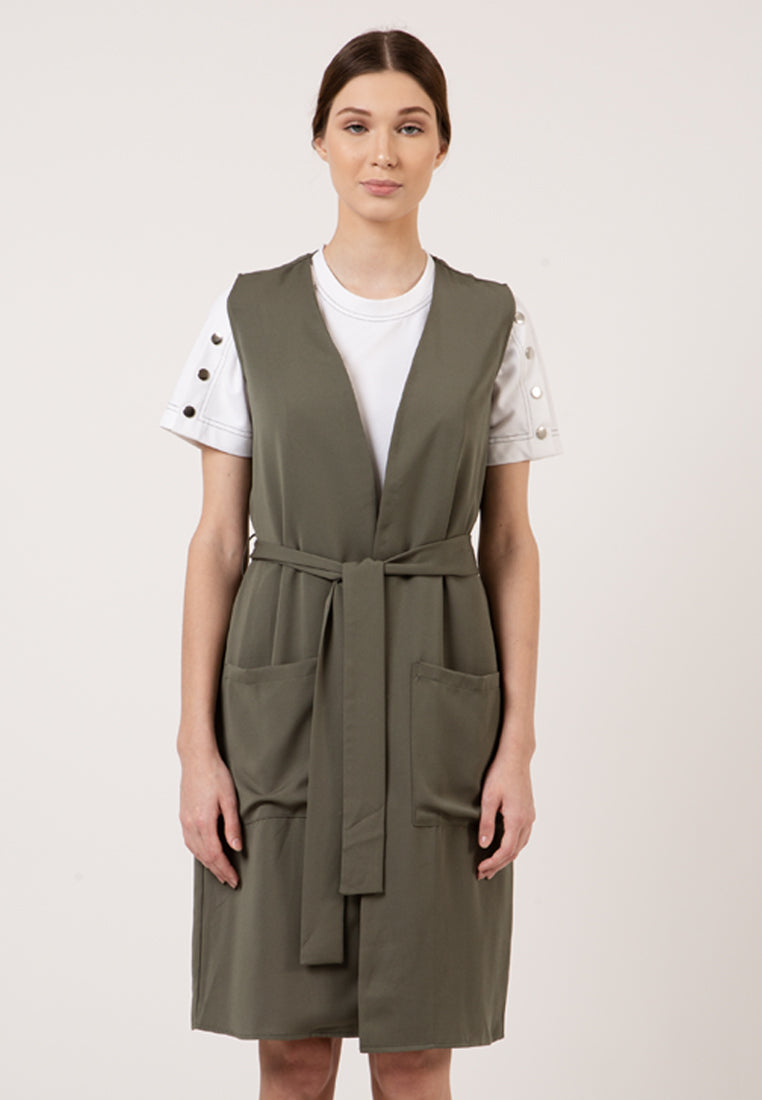 Long Cotton Vest 20D061