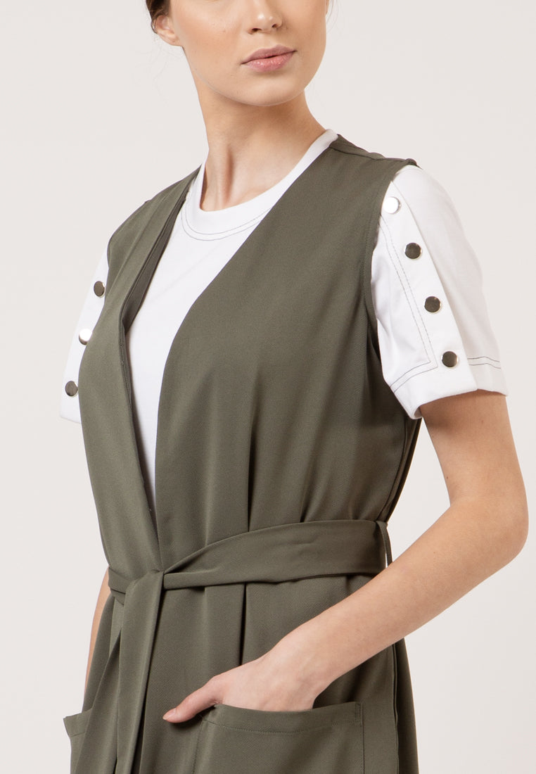 Long Cotton Vest 20D061