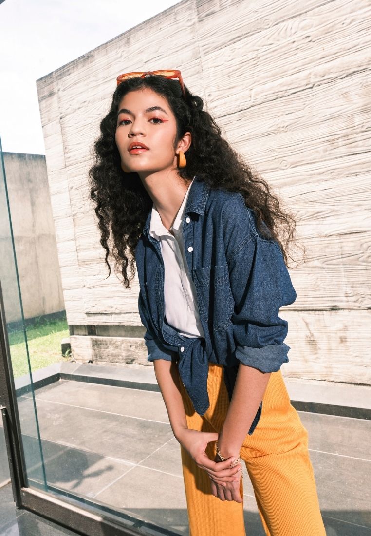 Long Sleeve Denim Shacket