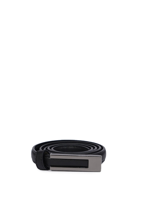 Square Buckle Belt BLACK