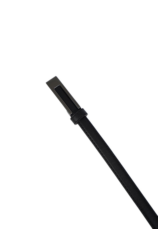 Square Buckle Belt BLACK