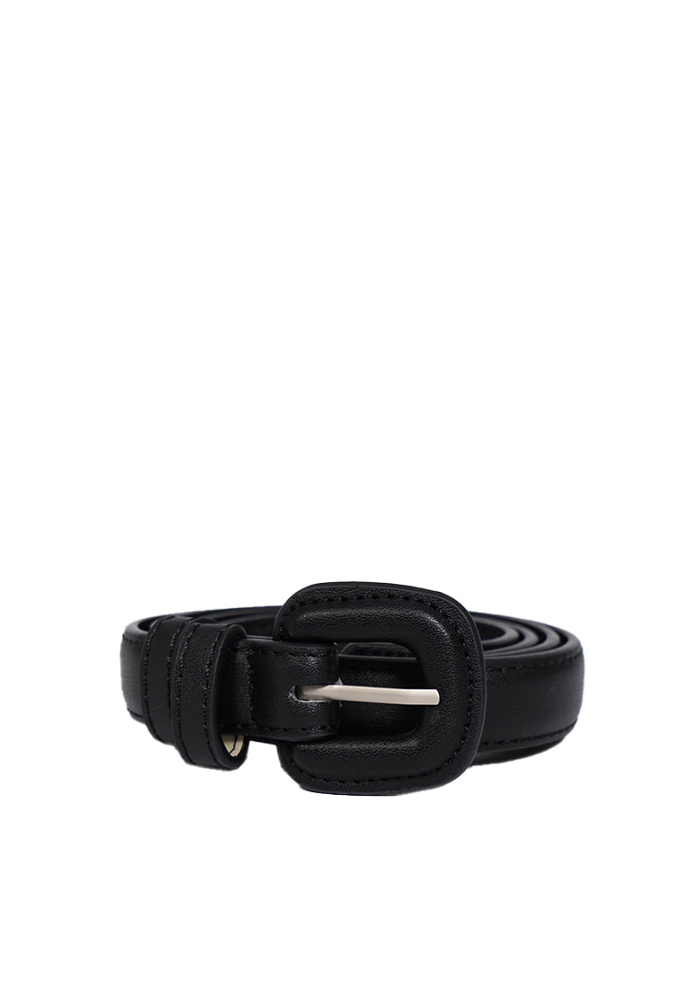 Metal Buckel Belt Black