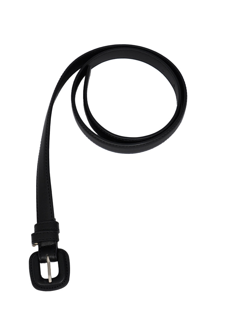 Metal Buckel Belt Black