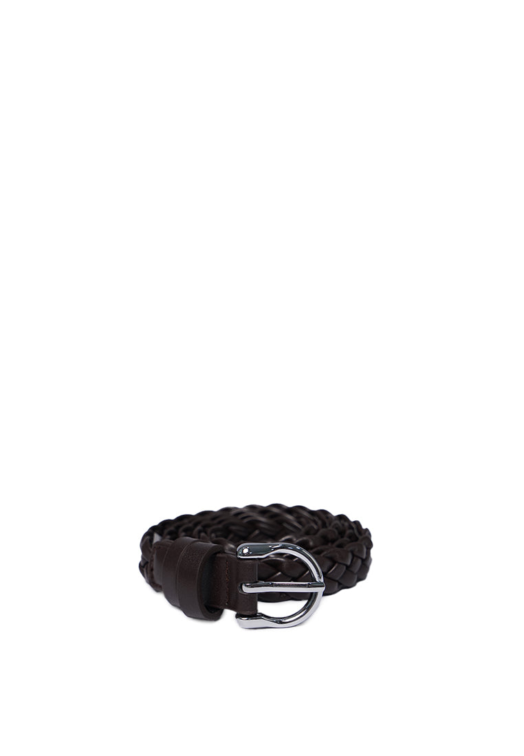 Metal Buckle Dark Brown
