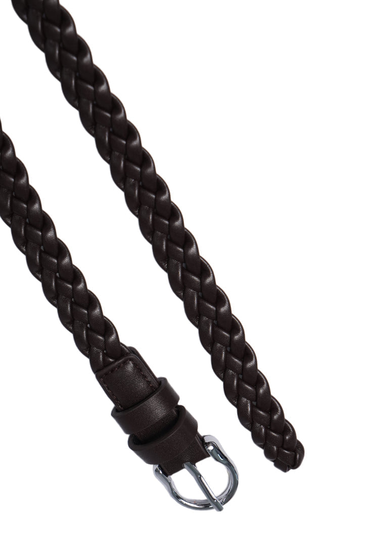 Metal Buckle Dark Brown
