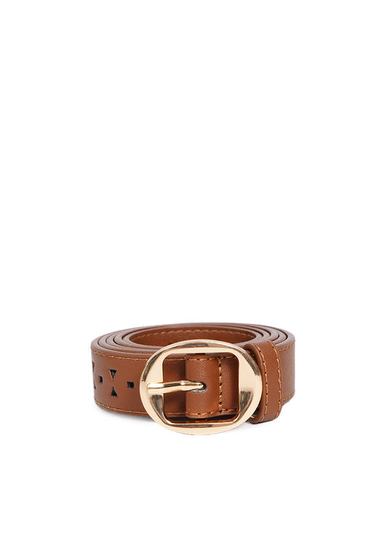 Oval Buckle Belt