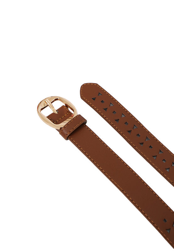 Oval Buckle Belt
