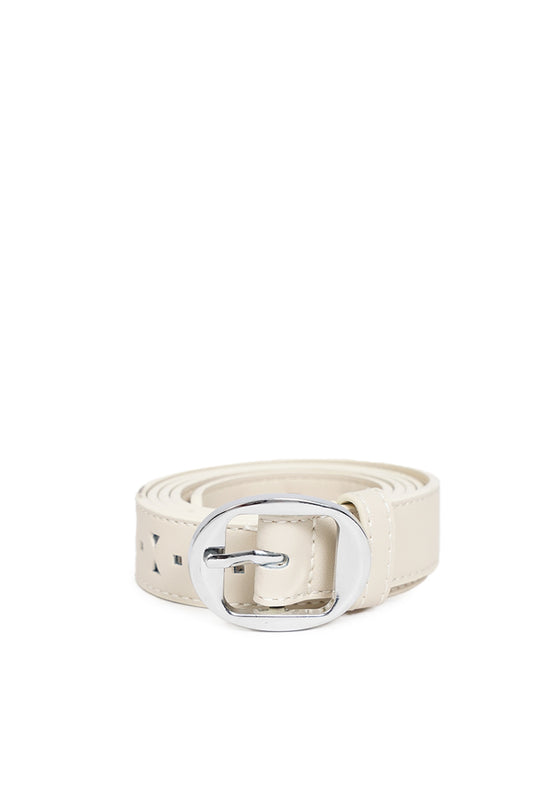 Oval Buckle Belt