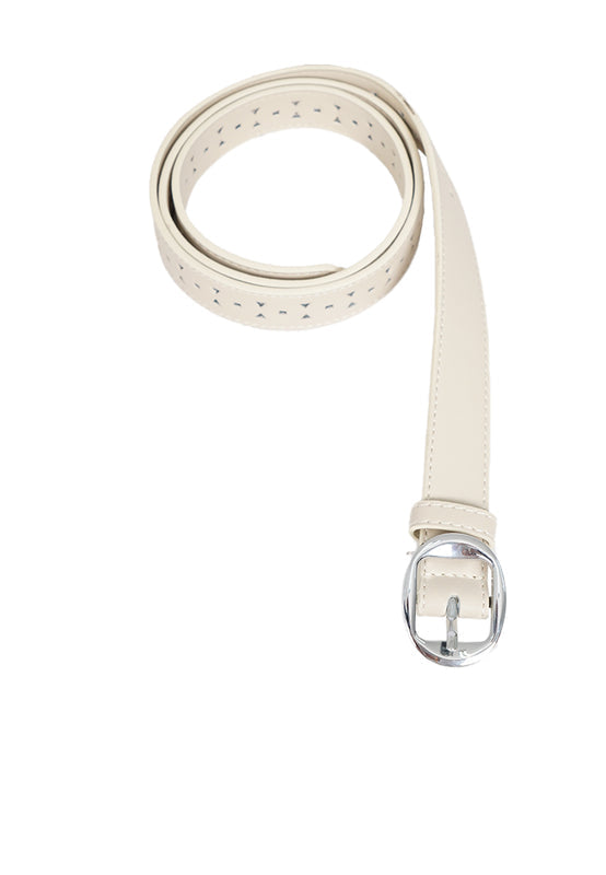 Oval Buckle Belt