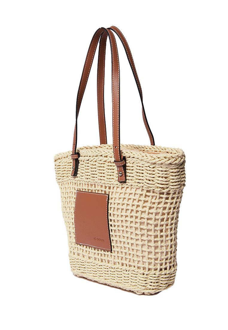 Rattan Tote Bag