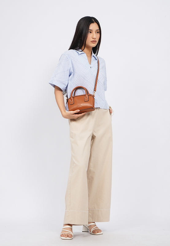 Almond Mini Sling Bag