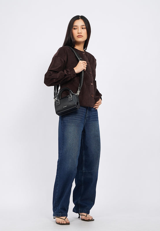 Black Mini Sling Bag