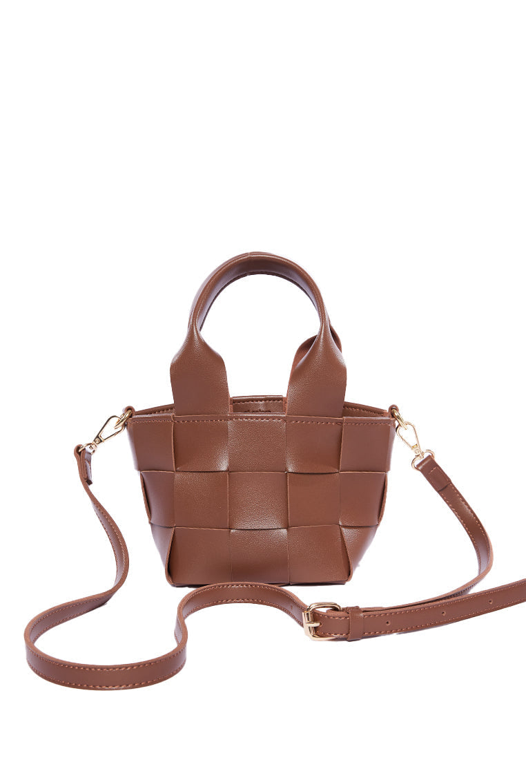 Textured Small Sling Bag