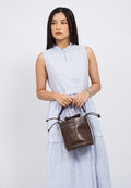 Dark Brown Bucket Bag