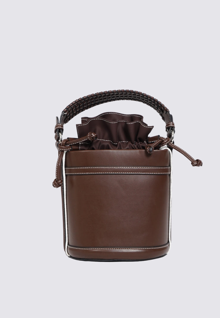Dark Brown Bucket Bag
