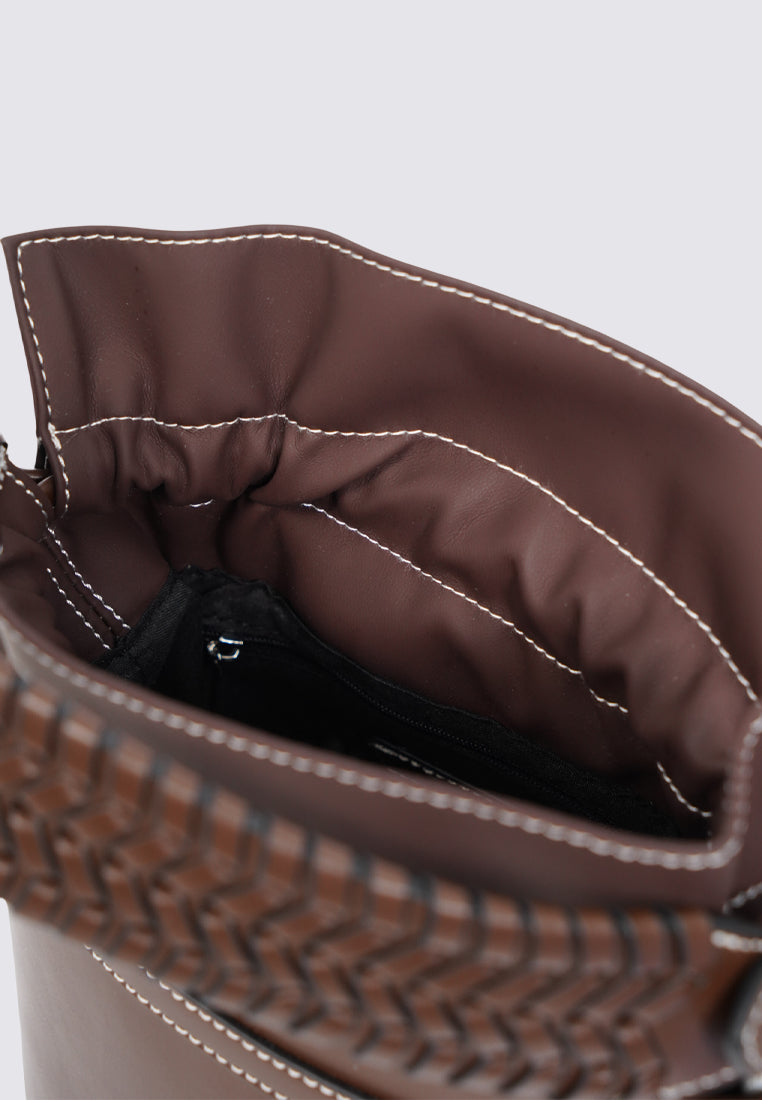 Dark Brown Bucket Bag