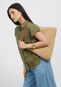 Woven Shoulder Bag Beige