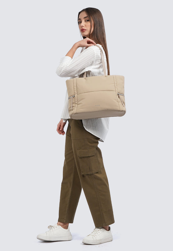 Et Cetera Totebag Puffy KHAKI