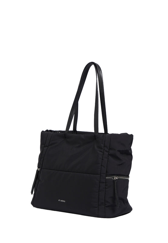 Et Cetera Totebag Puffy BLACK