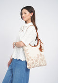 Printed Flower Tote Bag