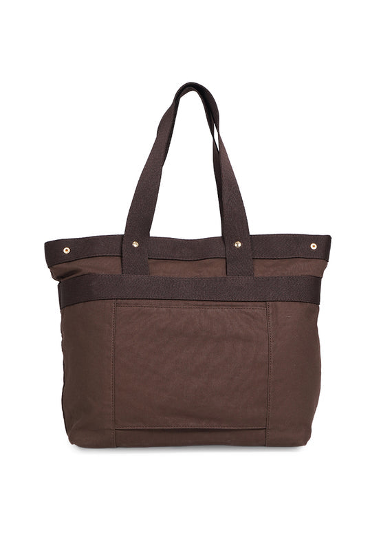 Brown Utility Shoulder Bag