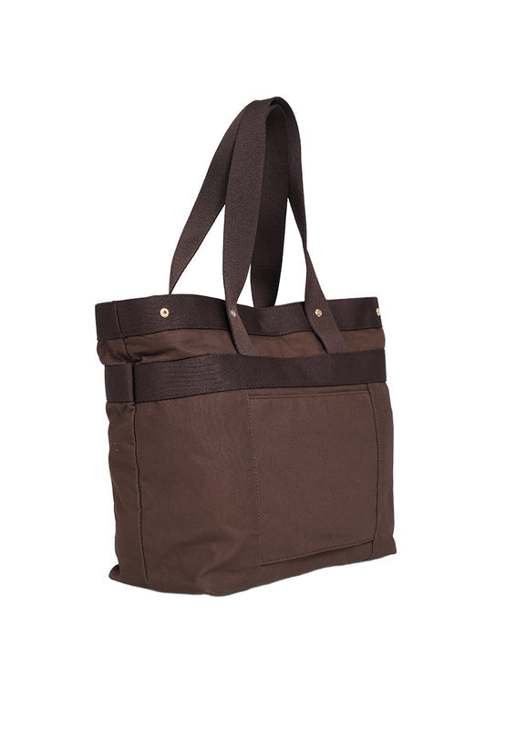 Brown Utility Shoulder Bag